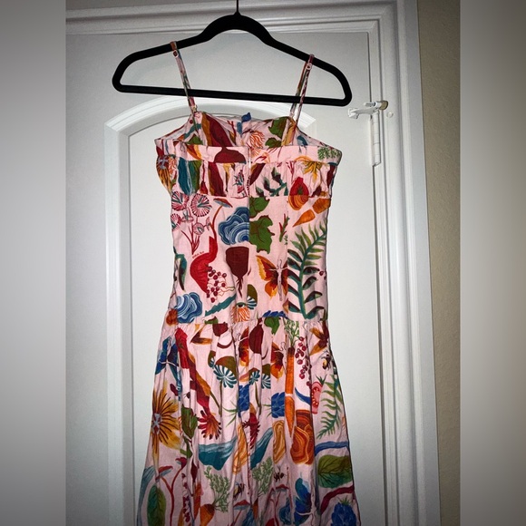 Farm Rio Printed Floral drop waist dress size XS - Picture 8 of 9